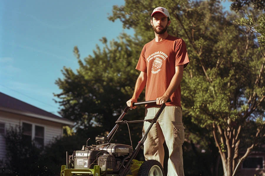 battery operated lawn mower